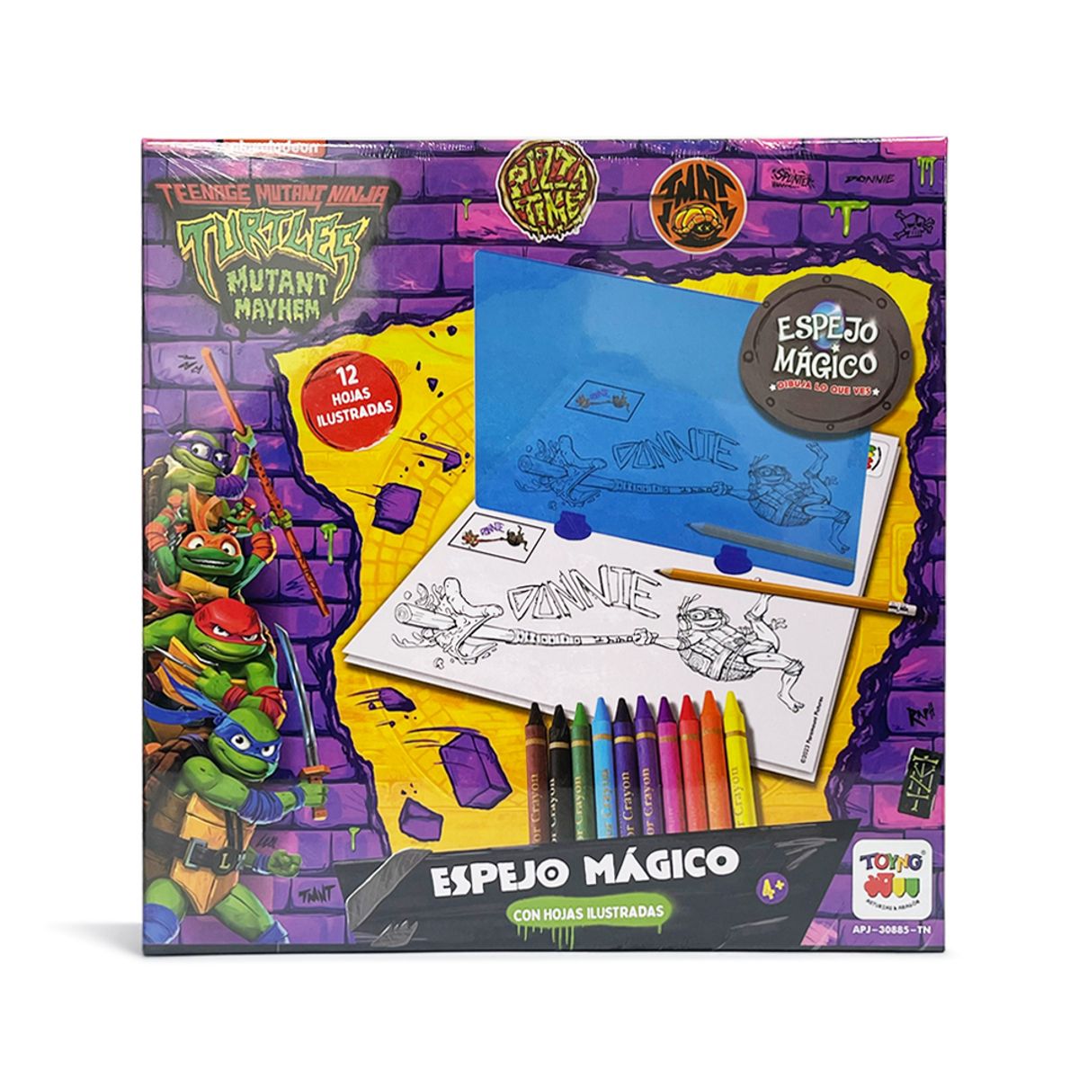 TORTUGAS NINJA - Juego Educativo Espejo Mágico Tortugas - Toyng