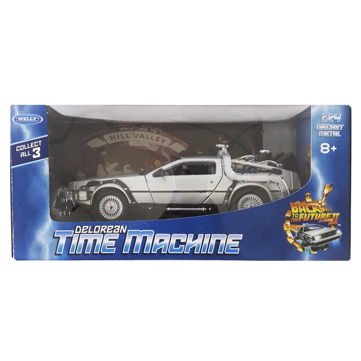 WELLY - Back To The Future II Delorean Escala 1:24 - Welly
