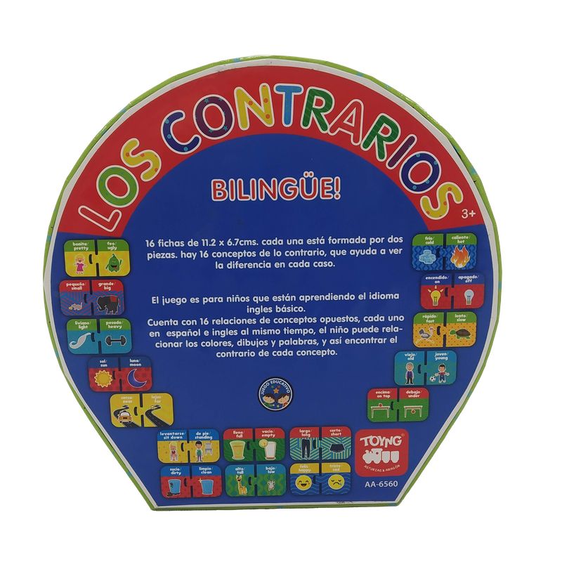 TOYNG - Juego Educativo Los Contrarios - Toyng