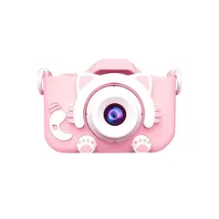 BABYLUNA - Cámara Digital Infantil con SD 32G, Portátil y Multifuncional Gatito