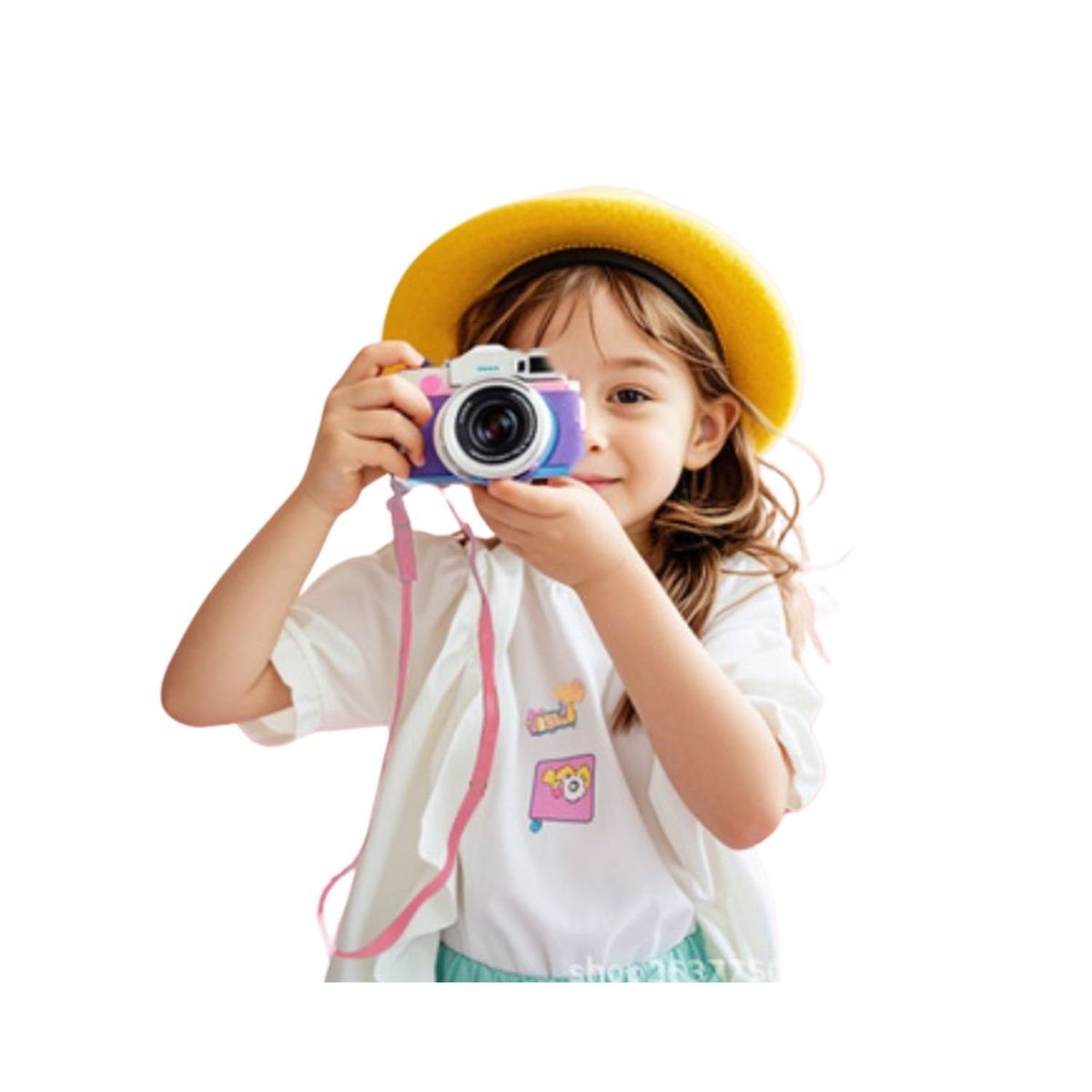 BABYLUNA - Cámara Digital Infantil con SD 32G,  Portátil y Multifuncional Gatito