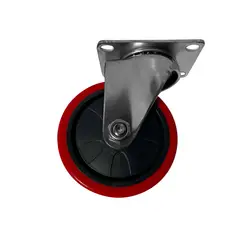 IMAS - Rueda Giratoria Acero 4 x 100 Mm - Plateado