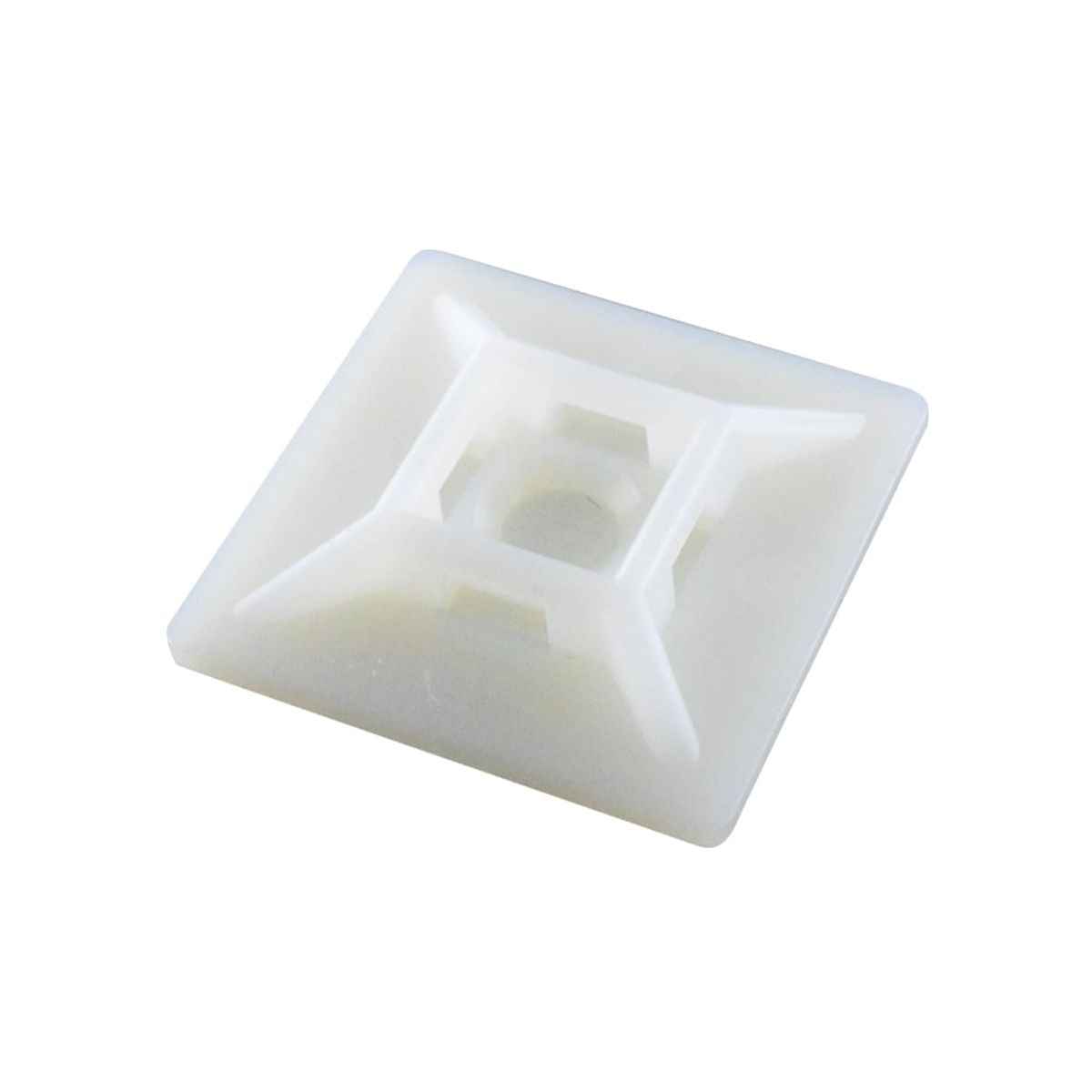 GENERICO - Base Autoadhesiva 30 x 30 mm Blanca (Bolsa 100 Unidades)