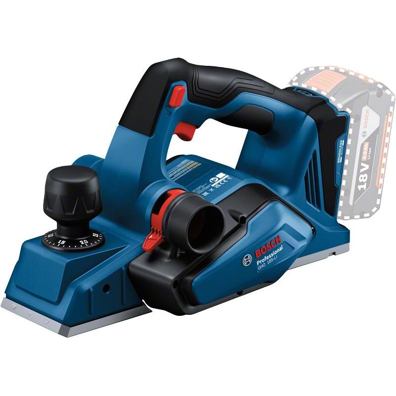 BOSCH - CEPILLO BOSCH GHO 18V 185 LI SIN BAT NI CARG