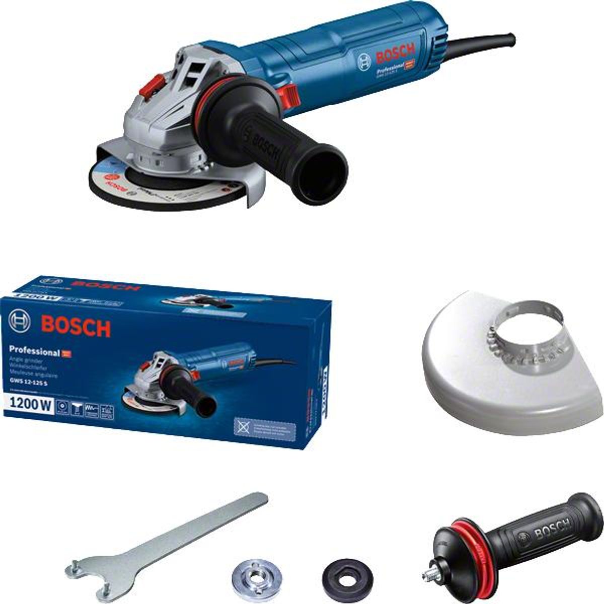 BOSCH - ESMERIL ANGULAR BOSCH 5 GWS 12-125 S PROF 1200W