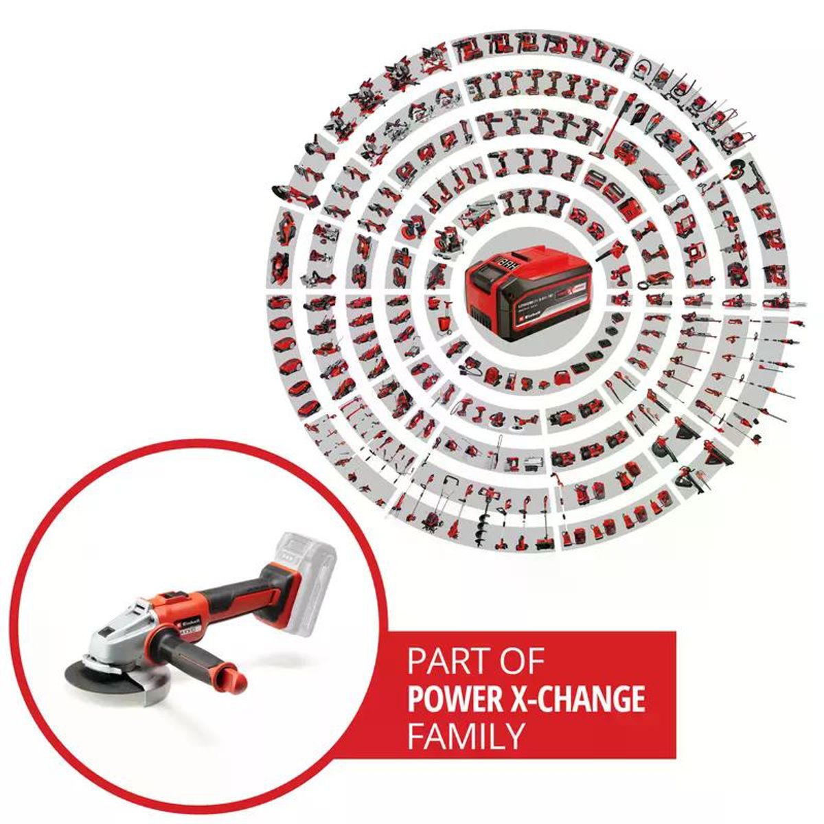 EINHELL - ESMERIL ANGULAR EINHELL 4 12 AXXIO 18115 18V SIN BATERÍA