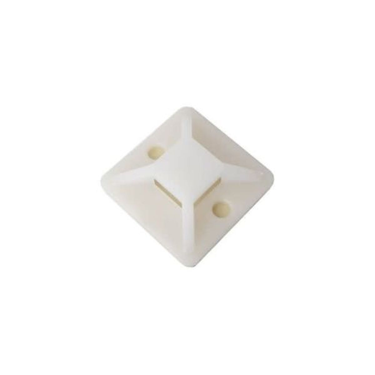 Base Autoadhesiva 20 x 20 mm Blanca (Bolsa 100 Unidades), marca GENERICO - Foto 2