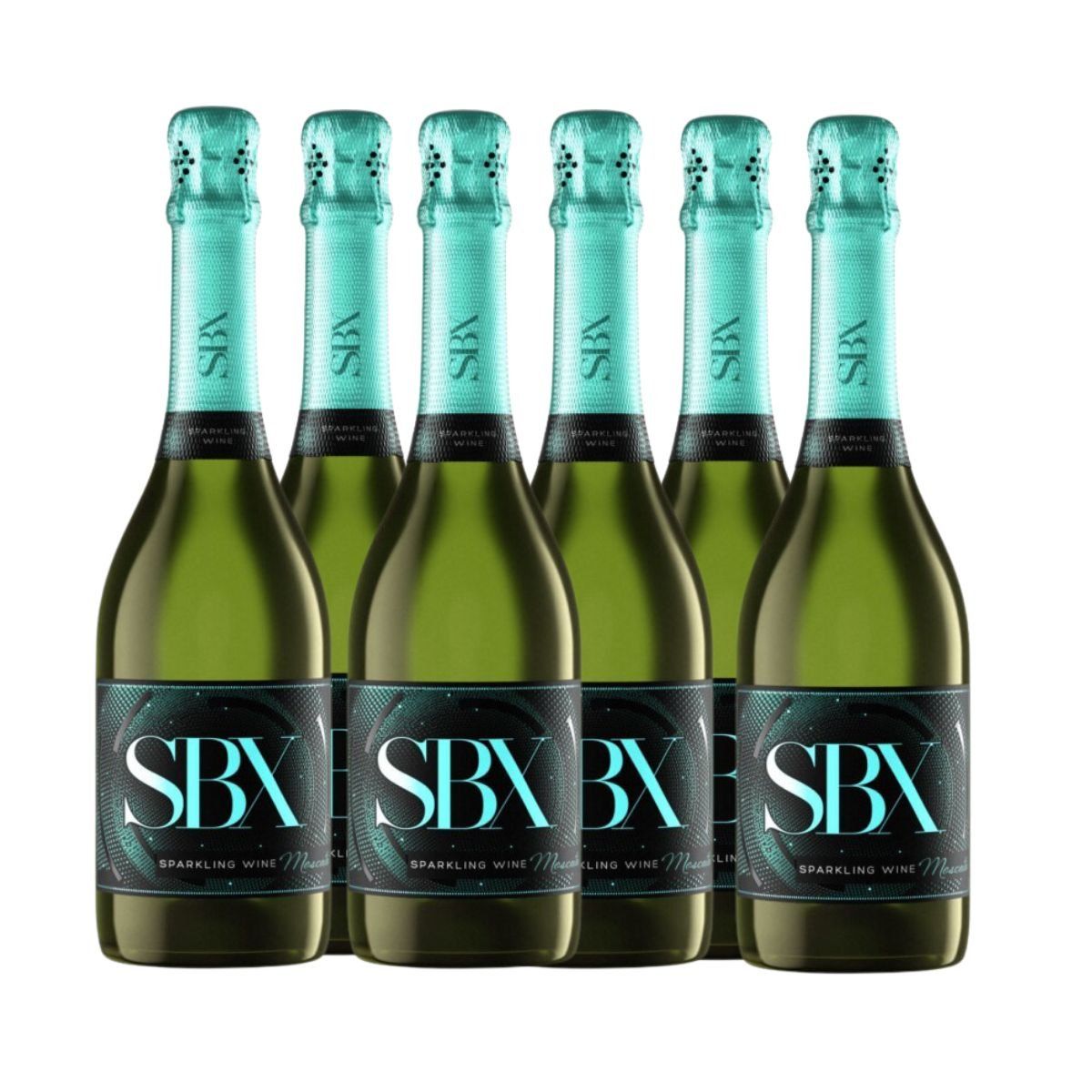 SBX SUBERCASEAUX - 6 Vino Espumante Sbx Moscato - Elegancia Y Sabor Excepcional