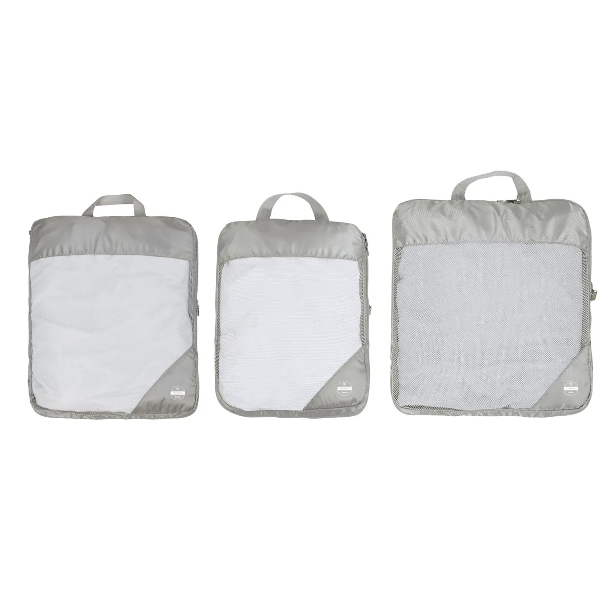 GENERICO - Pack 3 bolsas a compresion para Viaje