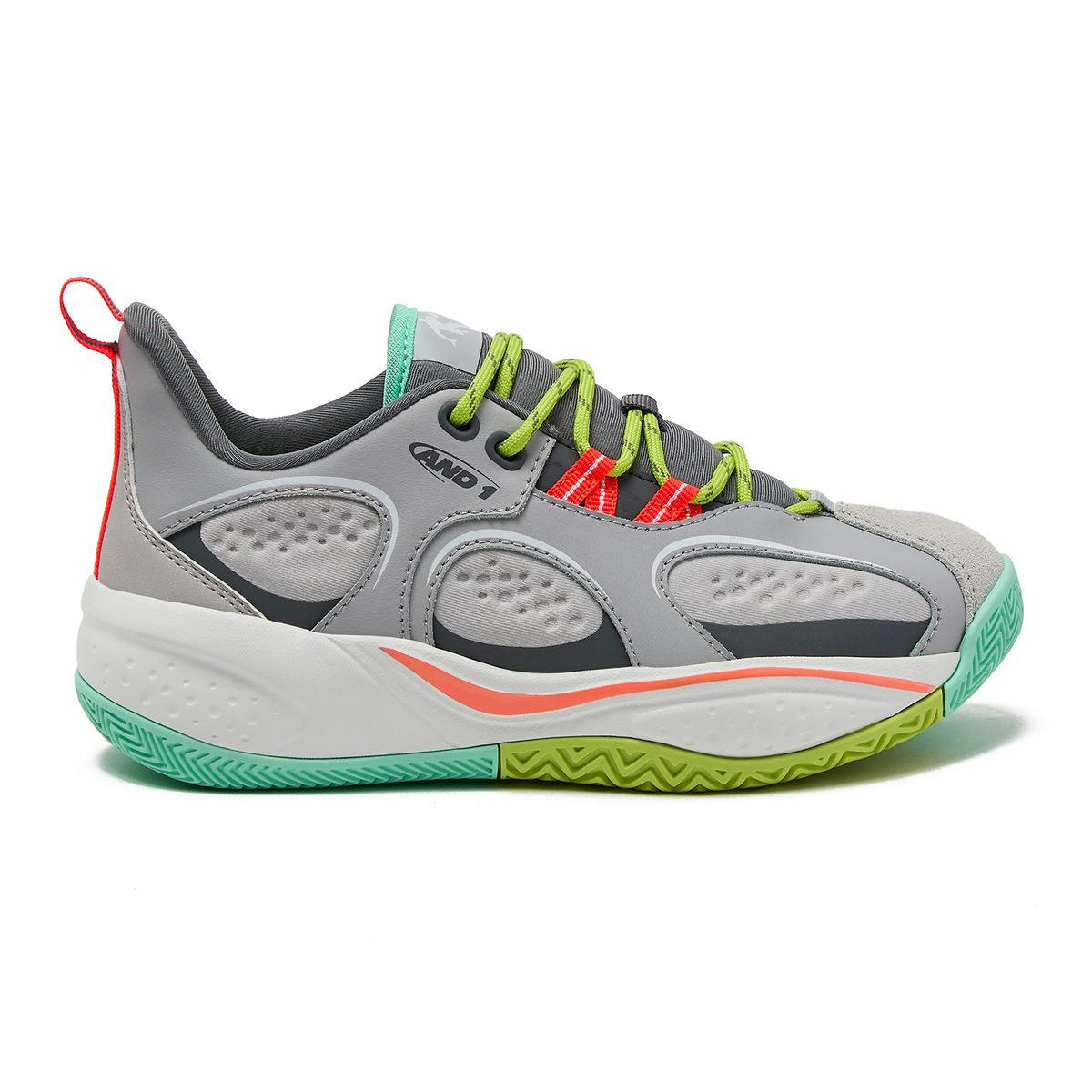 AND1 - Zapatillas Niños And1 Cross Up Gris / Blanco