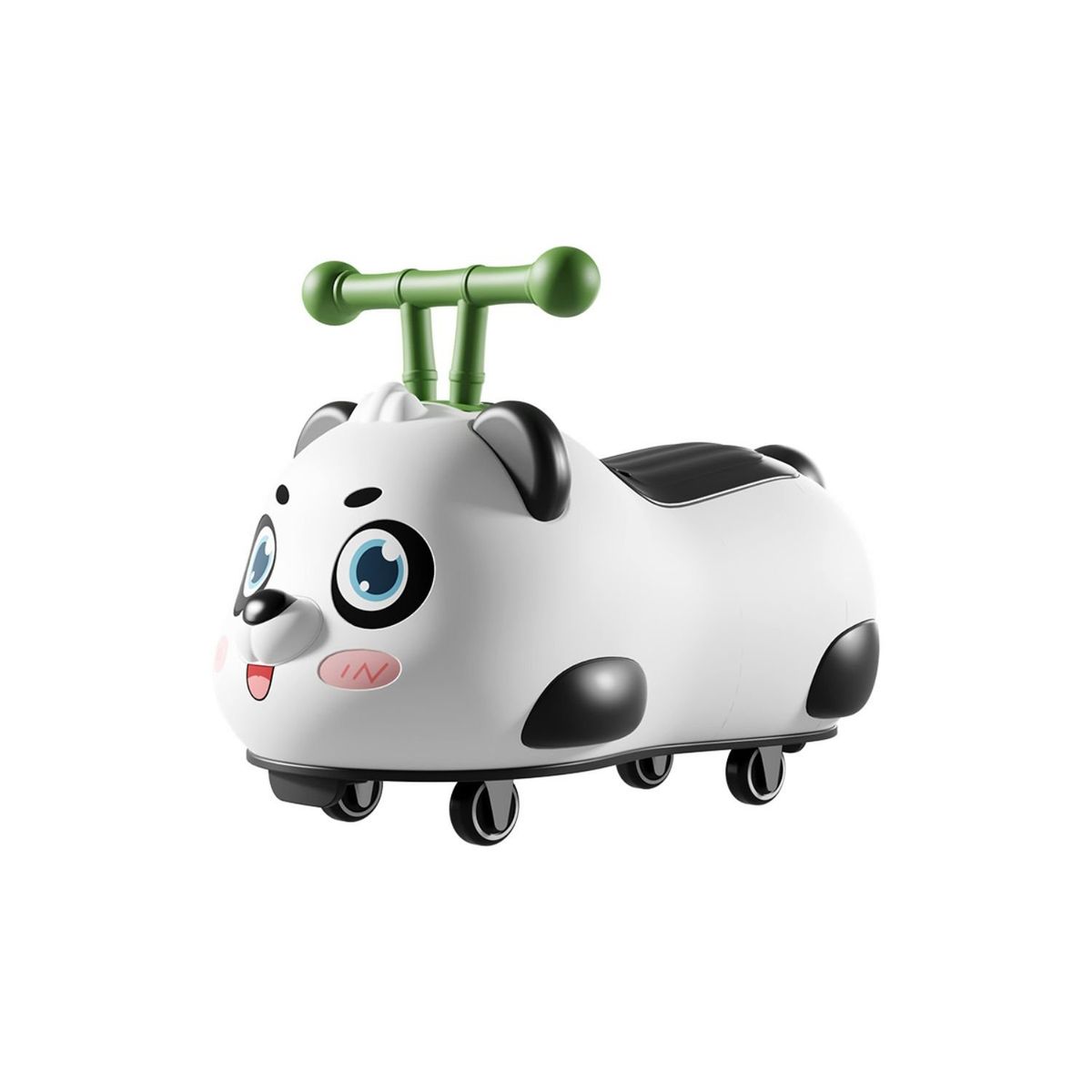 BABYLUNA - Correpasillos Andador con Luces y Música Panda Negro