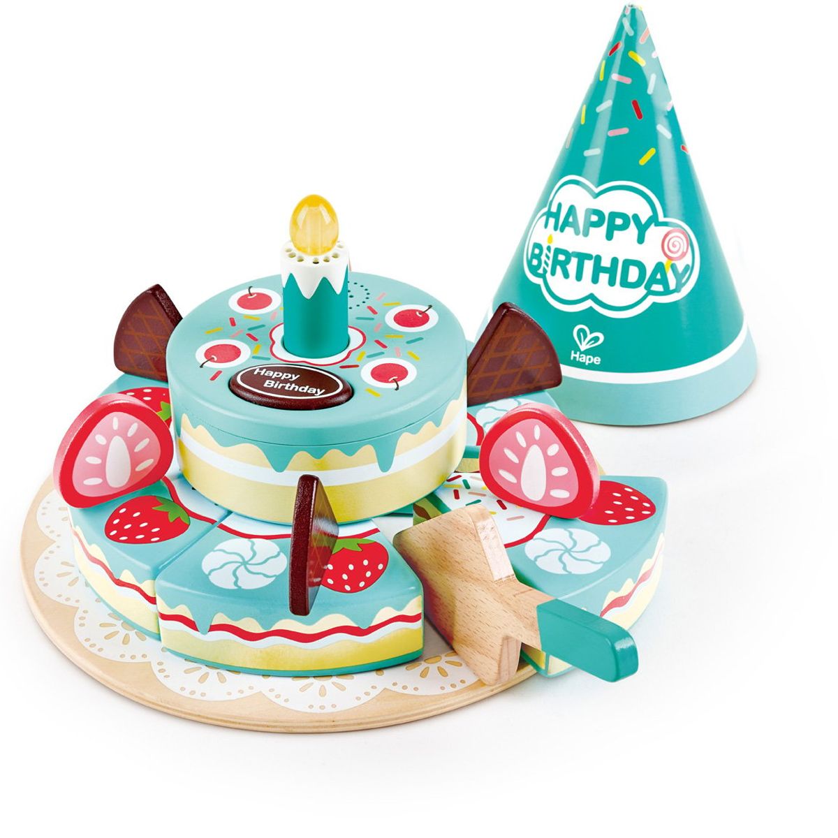 HAPE - Torta de cumpleaños con efecto de sonidos