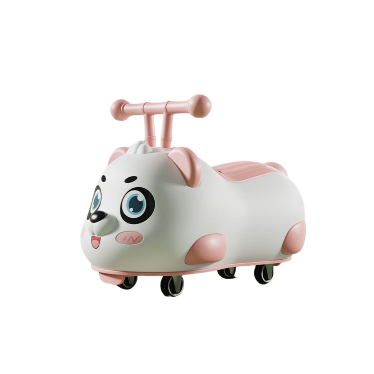 BABYLUNA - Correpasillos Andador con Luces y Música Panda Rosado