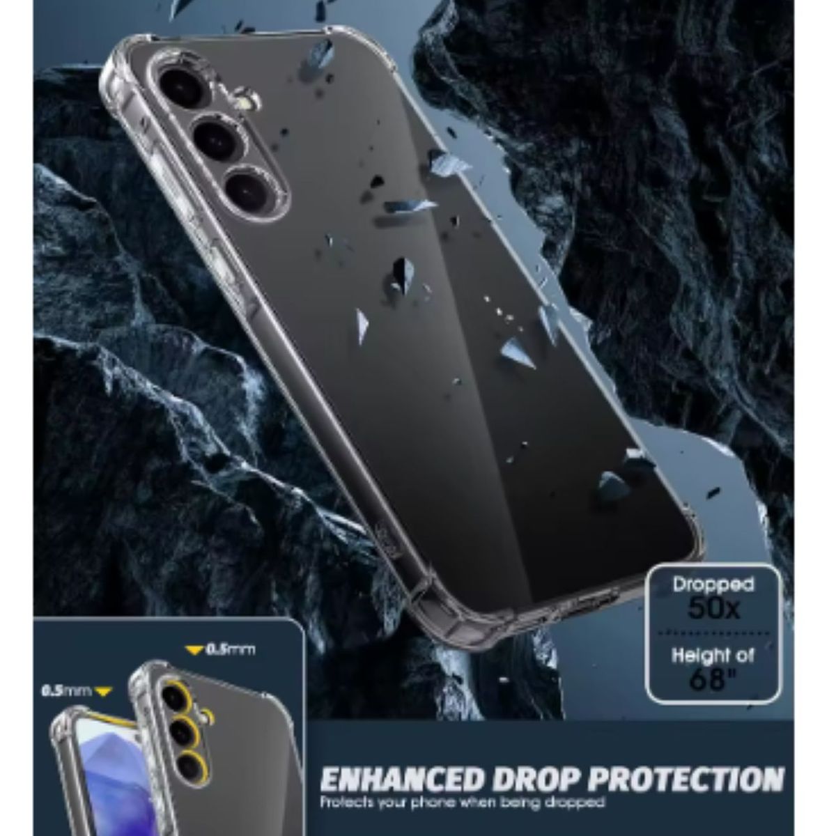 GENERICO - Carcasa Para Samsung S25 Plus Transparente Reforzada