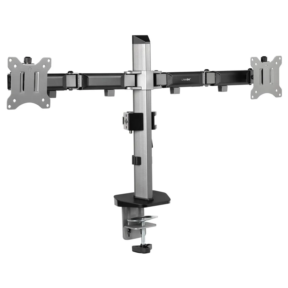 LINKON - Soporte Brazo Articulado Doble Monitor Linkon Escritorio