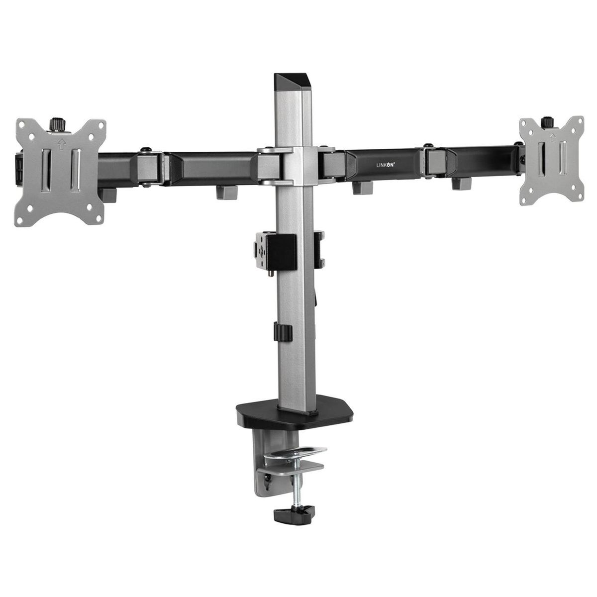 LINKON - Soporte Brazo Articulado Doble Monitor Linkon Escritorio