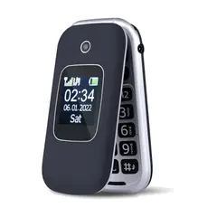 IRT - Teléfono Senior 4G S O S para Adulto Mayor Almeja 330N - Negro