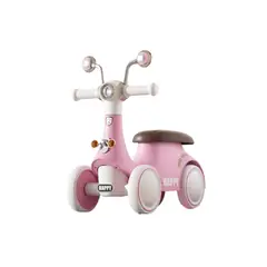 BABYLUNA - Correpasillos Auto Andador Infantil con Luces y Música Caracol Rosado