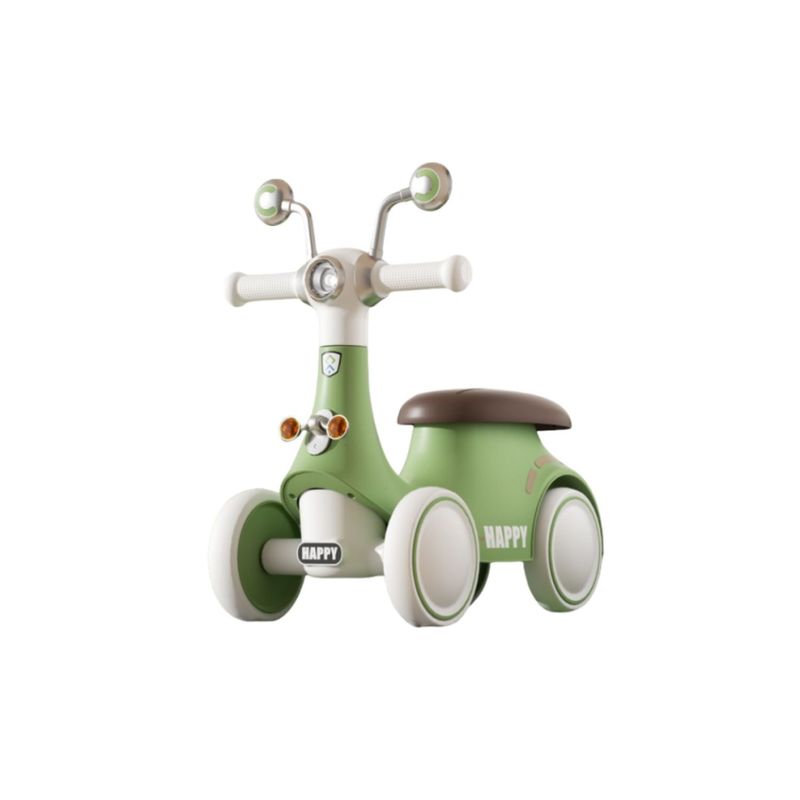 BABYLUNA - Correpasillos Auto Andador Infantil con Luces y Música Caracol Verde