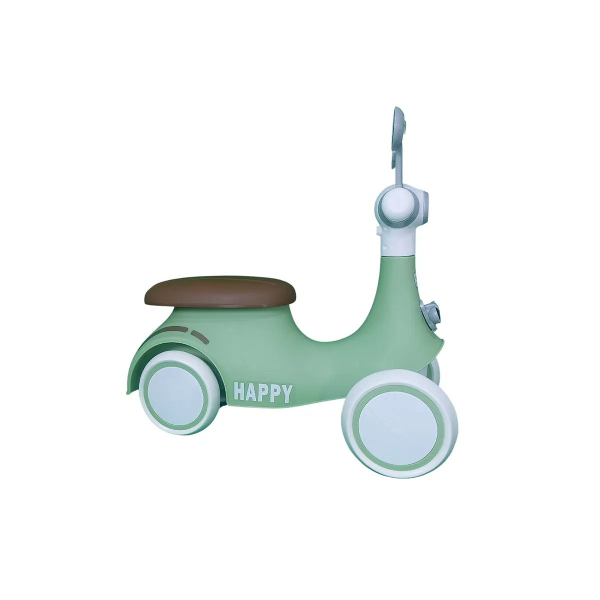 BABYLUNA - Correpasillos Auto Andador Infantil con Luces y Música Caracol Verde