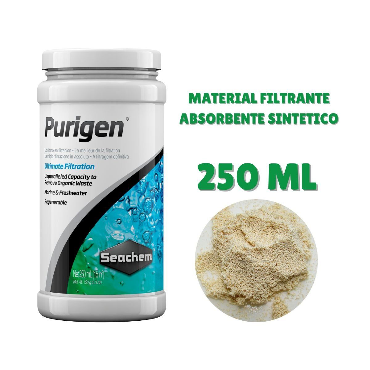 GENERICO - Purigen 250ml Material Filtrante Para Acuarios