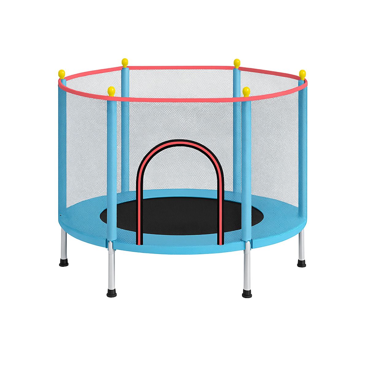 BABYLUNA - Cama Elástica Mini Trampolín Para Niños Celeste