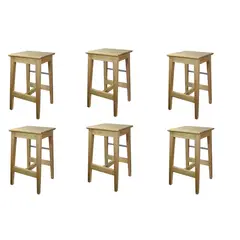 MUEBLES NATIVA - Combo 6 Piso Bar Rio Virgin
