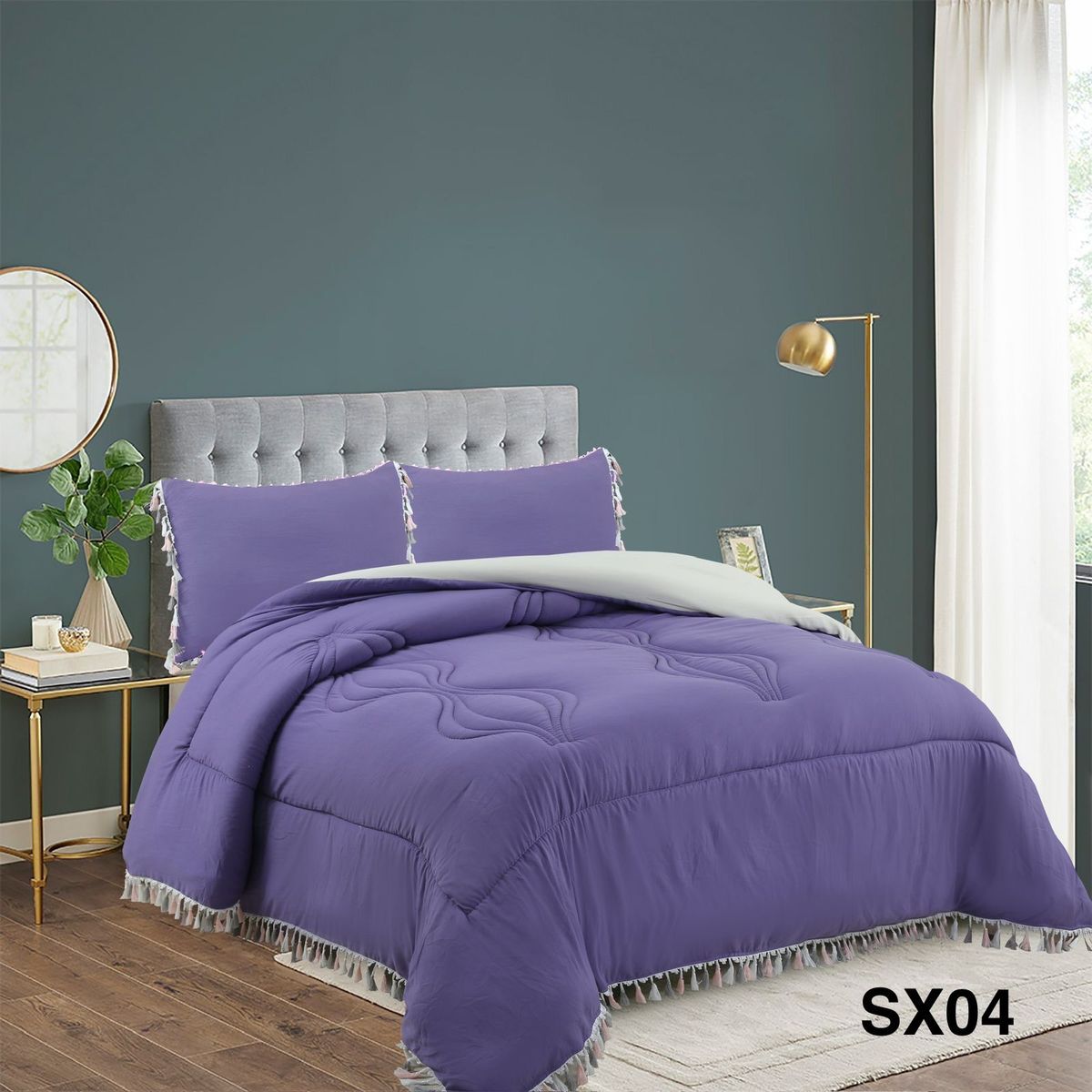 GENERICO - Plumón Cobertor Invierno King - Chiara SX04