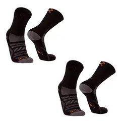 SILVERA NANOTECH - Calcetines deportivos trekking senderismo outdoor gym running 2 pares