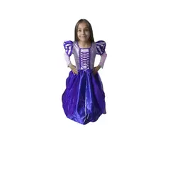 GENERICO - DISFRAZ DE PRINCESA DE CUENTO RAPUNZEL T2