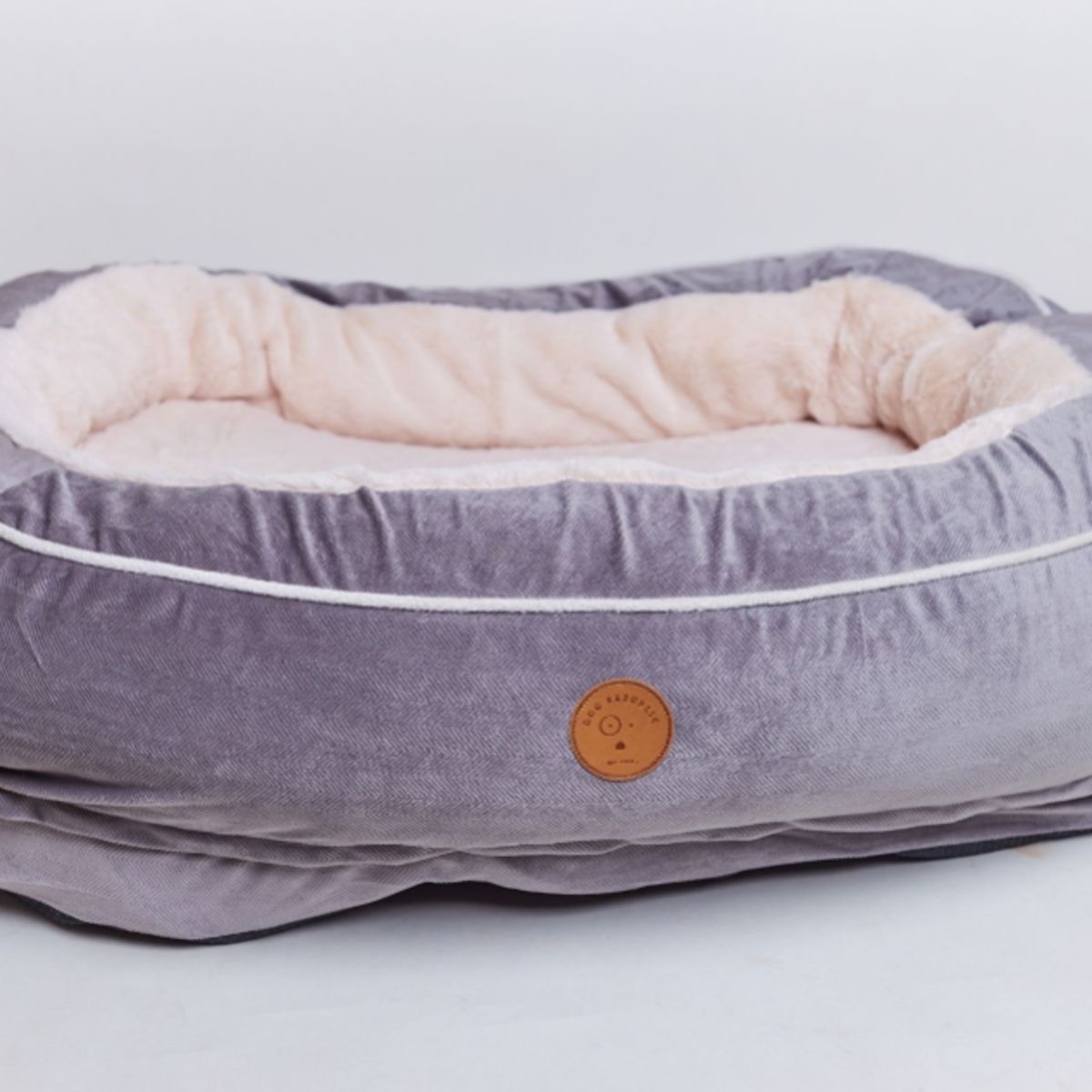 DOG REPUBLIC - Cama de Perros Grande Lavable Gris XL Ulmo Animal Republic