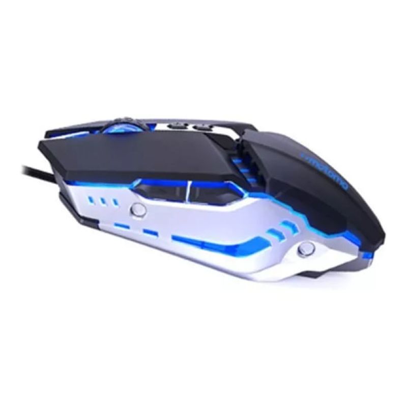 MOTOMO - Mouse Gamer T80 Luz LED USB 7 Botones Ergonómico Motomo