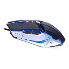 MOTOMO - Mouse Gamer T80 Luz LED USB 7 Botones Ergonómico