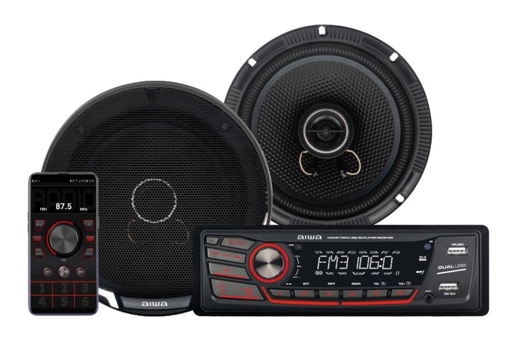 Combo Radio Para Auto + Parlantes