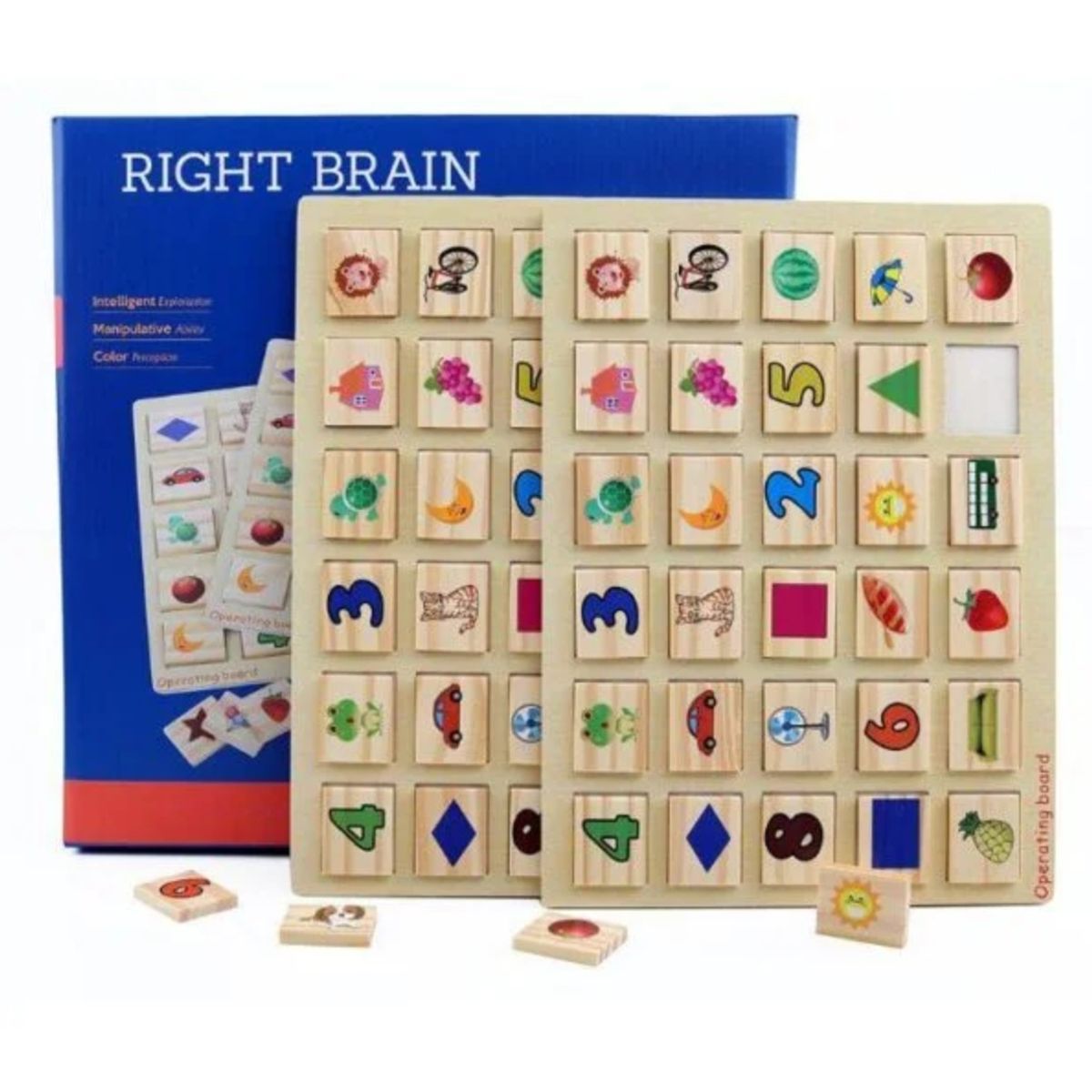 OEM - Memorice Memoria Juguete Madera