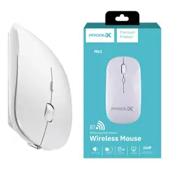 GENERICO - Mouse Inalámbrico Delgado Dual BluetoothUSB Recargable