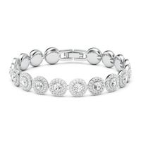 Pulsera Tenis Cristal Austria Rodio Hipoalergénica