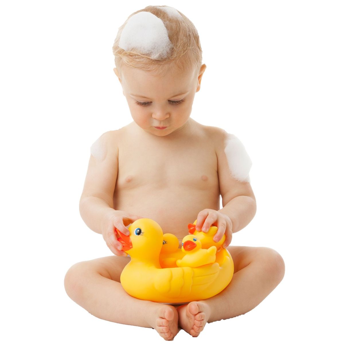 PLAYGRO - Set Juego De Baño Familia De Patitos Playgro