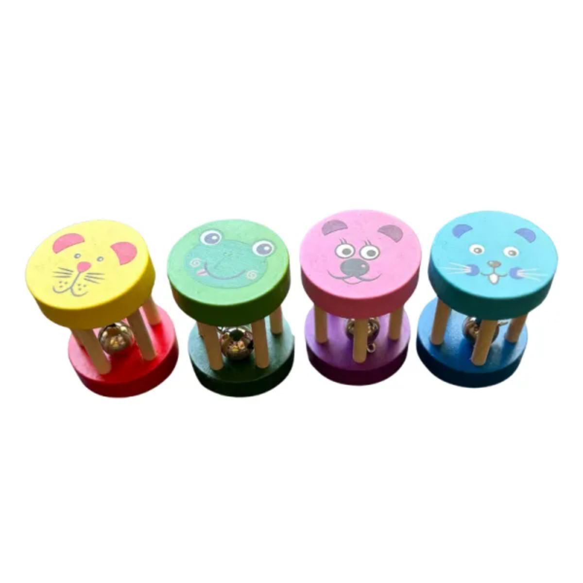 OEM - Set 2 Sonajero Infantil Juguete Madera