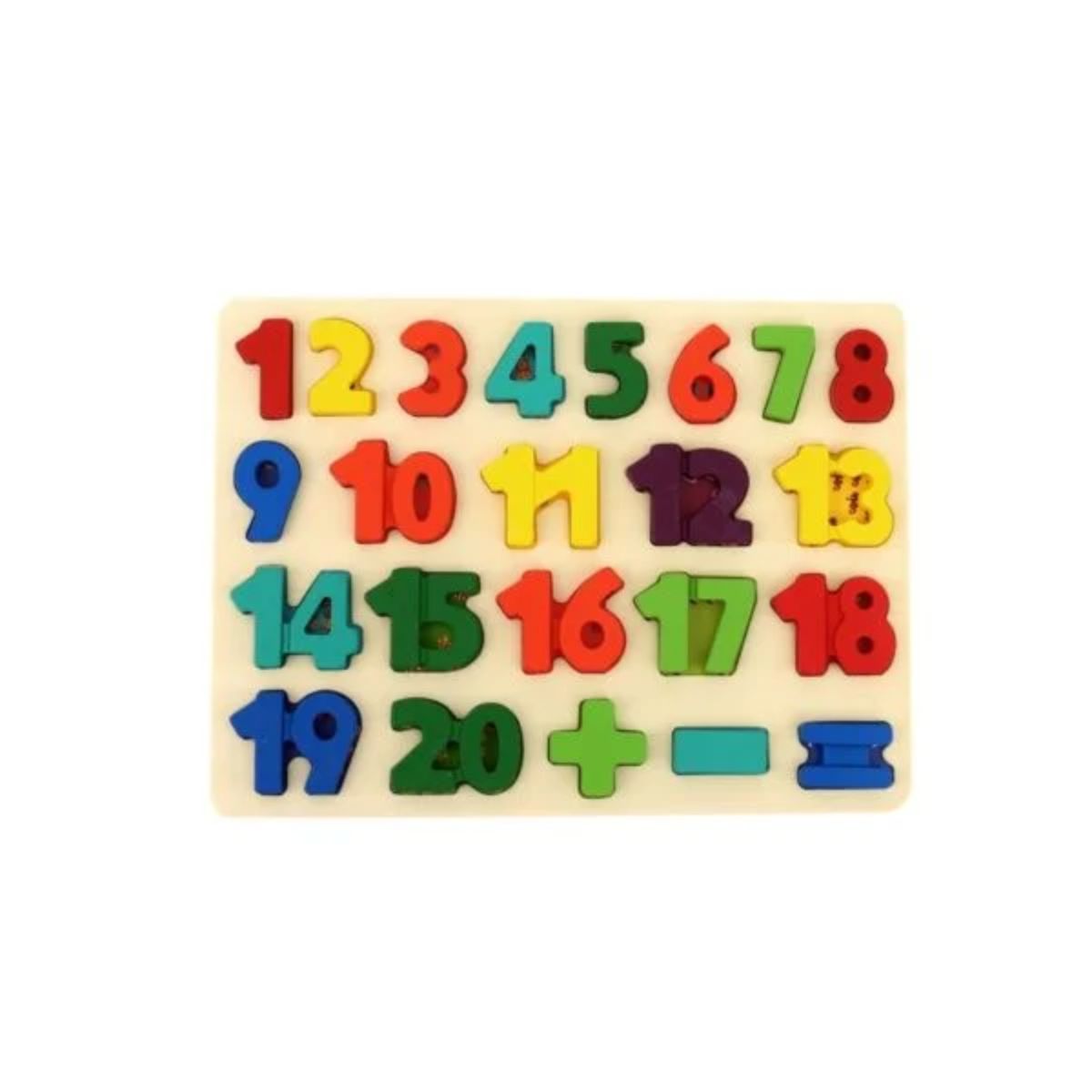 OEM - Tabla 3D Número Juego de Encaje Madera