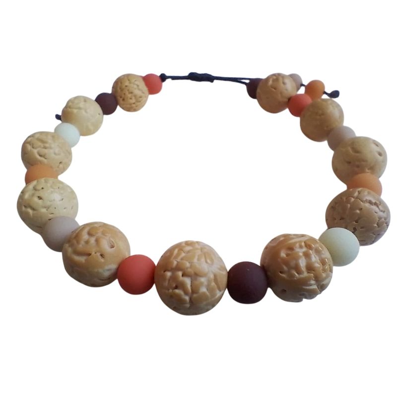 GENERICO - Pulsera bodhi y cuentas de colores