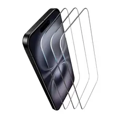 GENERICO - Pack 3 Laminas De Vidrio Completa 9h Para iPhone 16