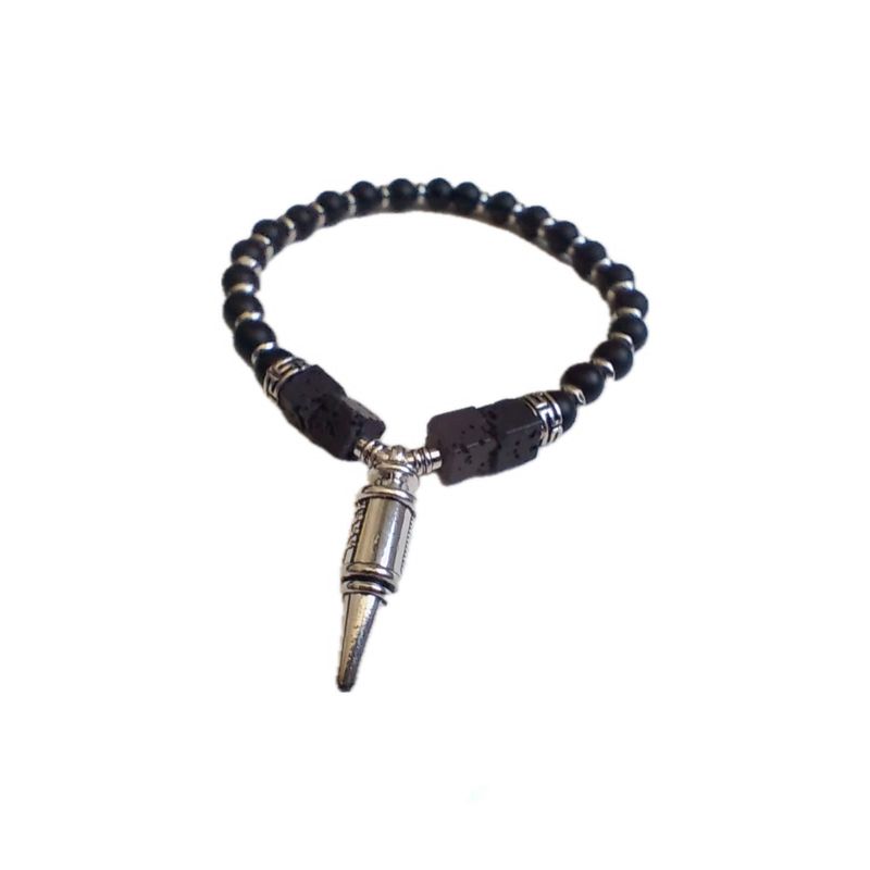 GENERICO - Pulsera piedra volcánica