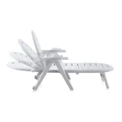 GENERICO - REPOSERA TUMBONA BLANCA CAIMAN AJUST 4 POSIC