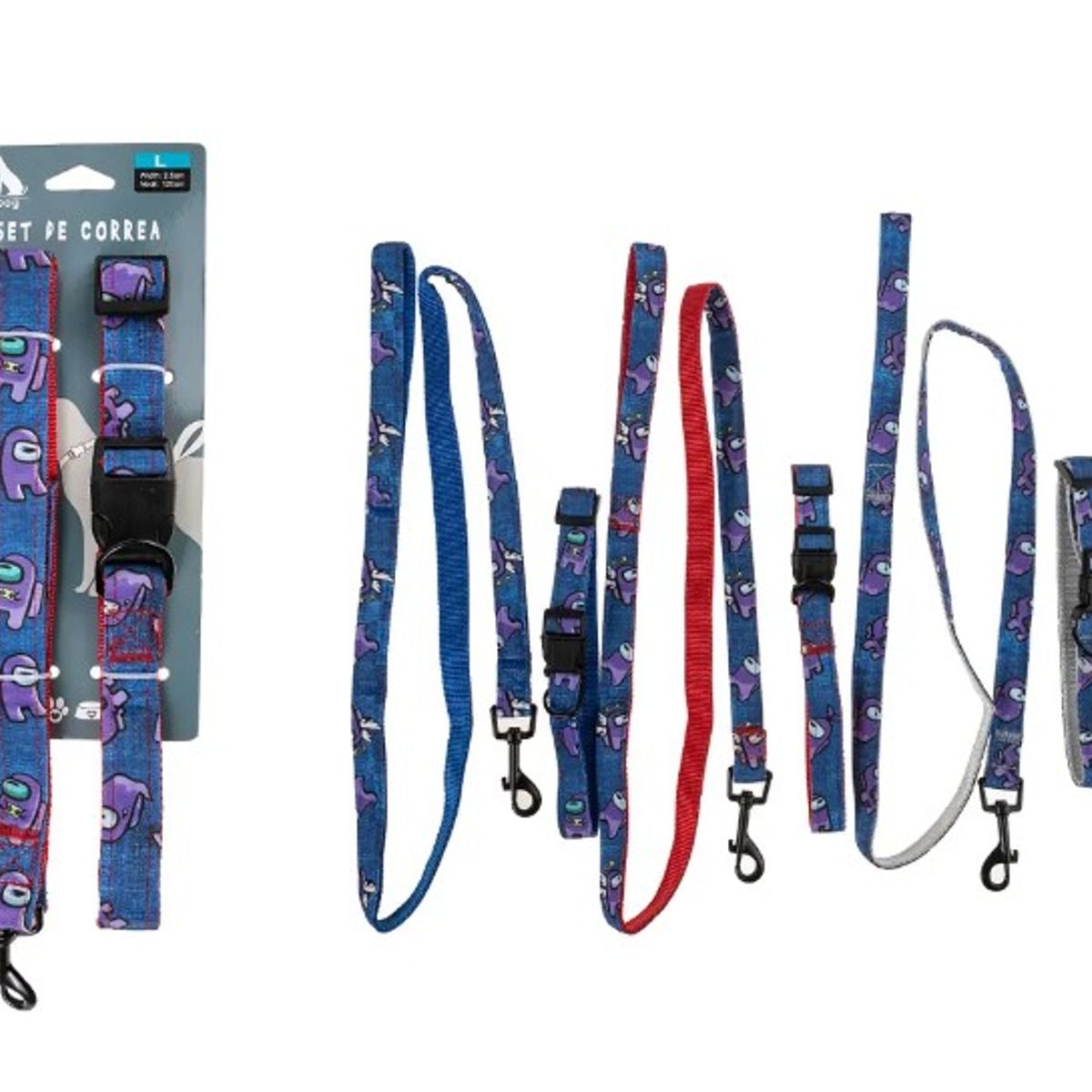 GENERICO - Set De Arnés Y Correa 25Cm Color Aleatorio