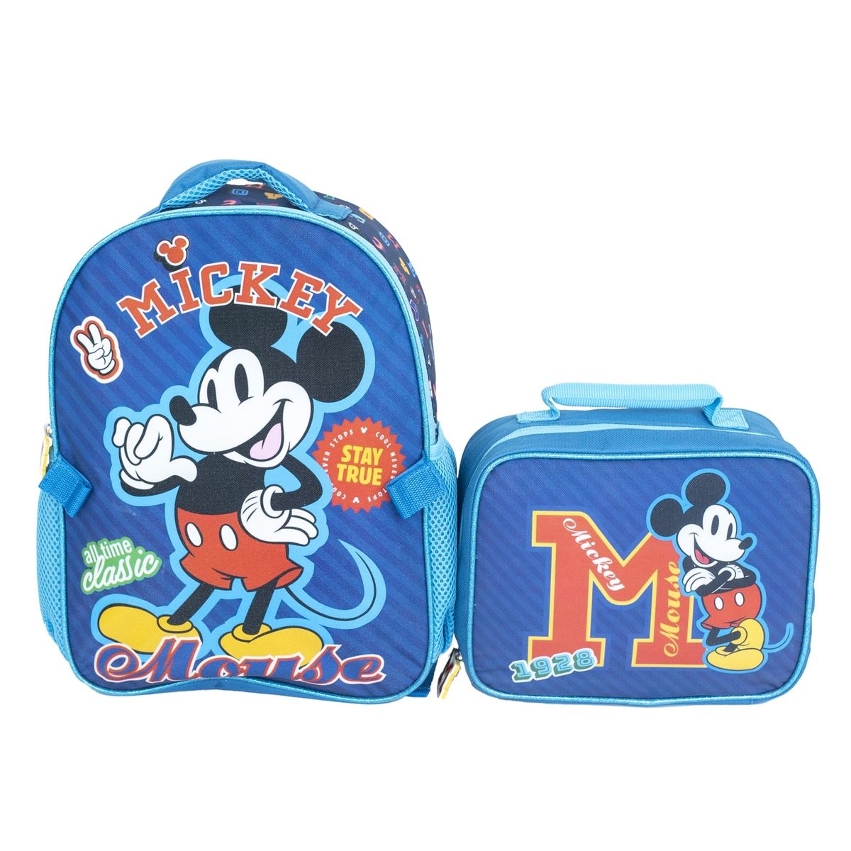 MICKEY MOUSE - Mochila con Lonchera Mickey