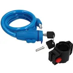 GENERICO - Candado Cable con Llaves para Bicileta