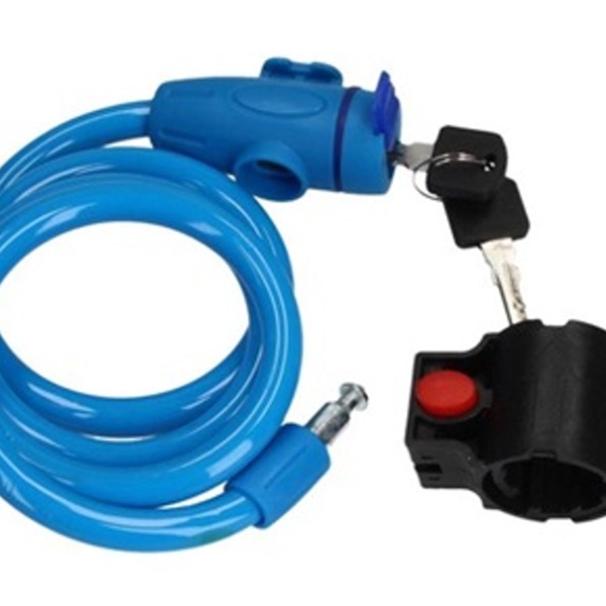 GENERICO - Candado Cable con Llaves para Bicileta