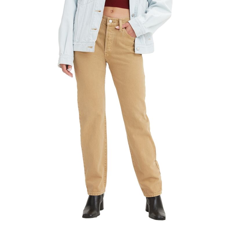 LEVIS - Jeans Mujer 501 Café Levis