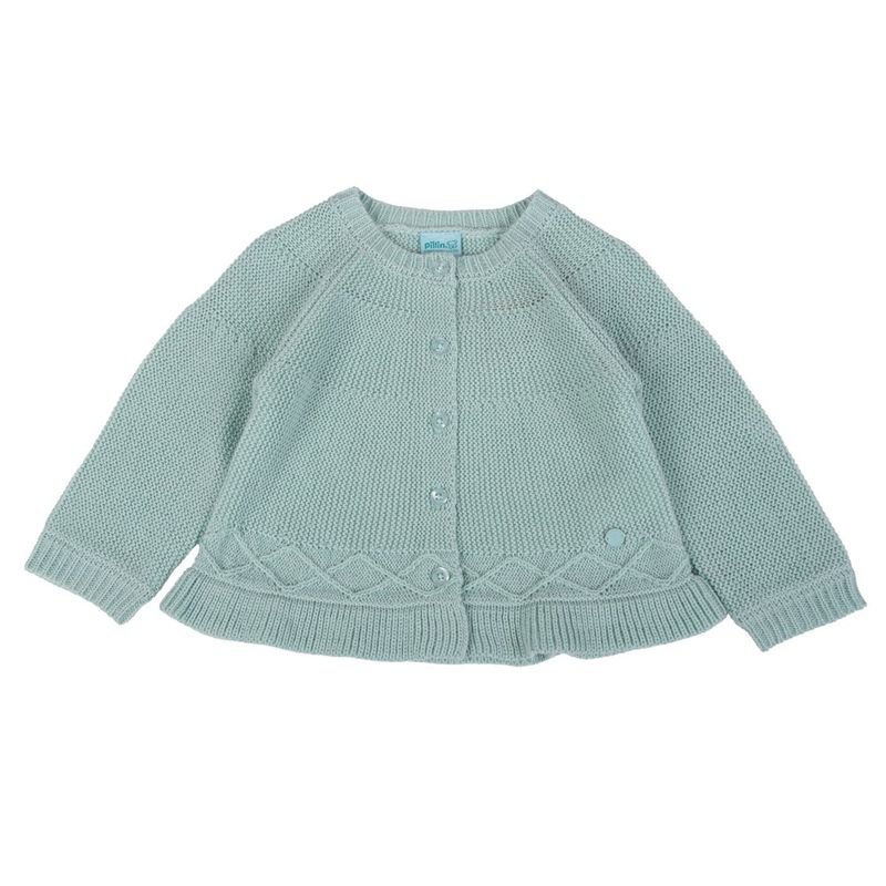 PILLIN - Chaleco Bebe Niña Pillin - Celeste